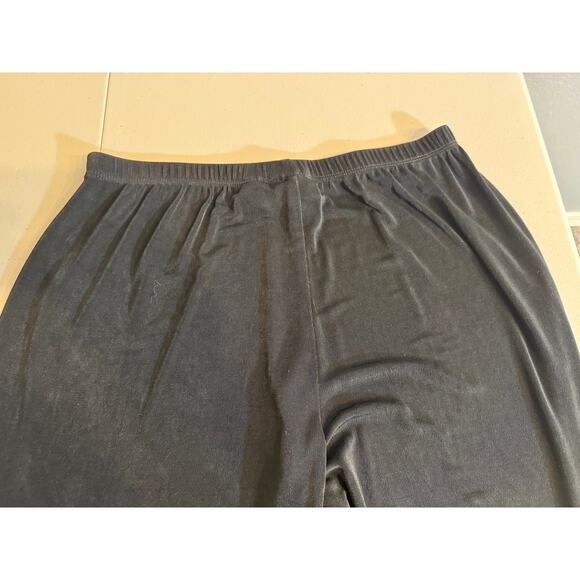 Chico's Travelers pants black pull on no wrinkle stretch elastic waist Sz 2 US L - Picture 5 of 8